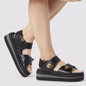 Coach Trail Platform Sandal 🥰🤗❤️‍🔥🖤 6 B
